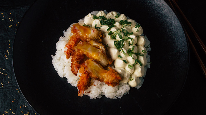 Sushi Salad de Langostinos Crocantes